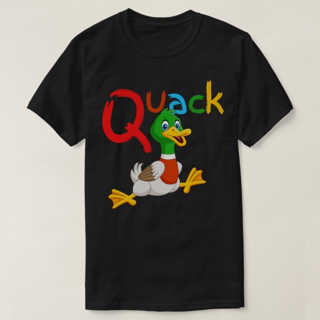 T-shirt Quitter le canard (Design devant)