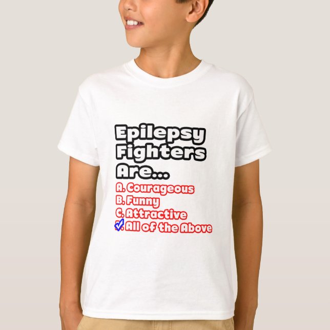 T-shirt Quiz de l'épilepsie (Devant)
