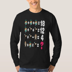 T-shirt Quiz sur l'ordre des opérations Prof de maths Hall