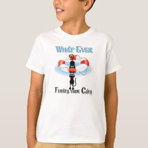T-shirt Quoi de neuf flotte vos chats
