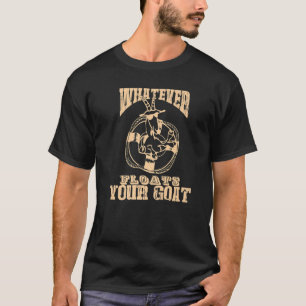 T-shirt Quoi que Flotte Votre Chèvre Garçons Filles Agricu