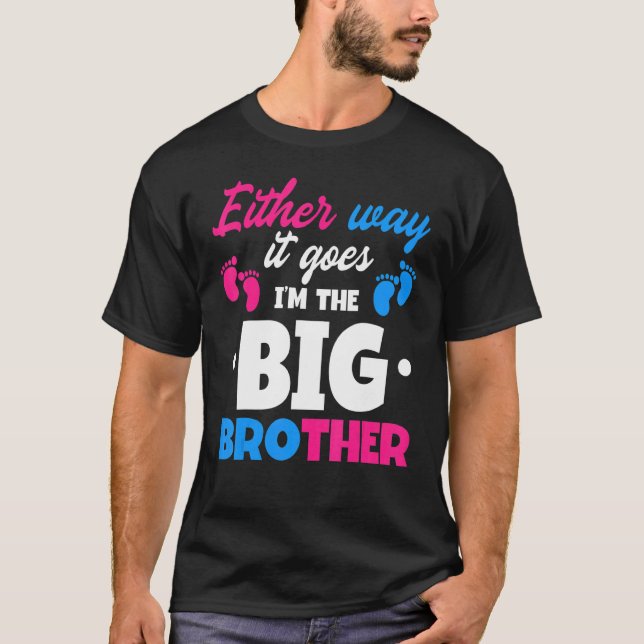 T-shirt Quoi qu'il en soit, je suis l'annonce de Big Broth (Devant)