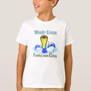 T-shirt Quoi qu'il flotte votre Cobra