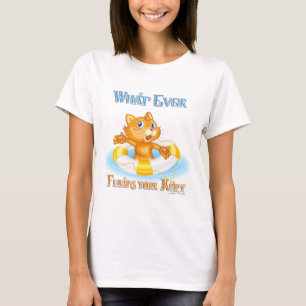 T-shirt Quoi qu'il flotte votre Kitty