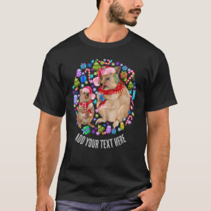 T-shirt Quokka de Noël rétro personnalisé