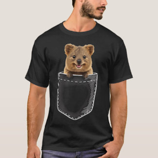 T-shirt Quokka De Poche Animaux De Jungle Mignons Pour Drô