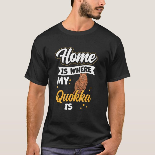 T-shirt Quokka is my home short tailed kangaroo Quokka (Devant)