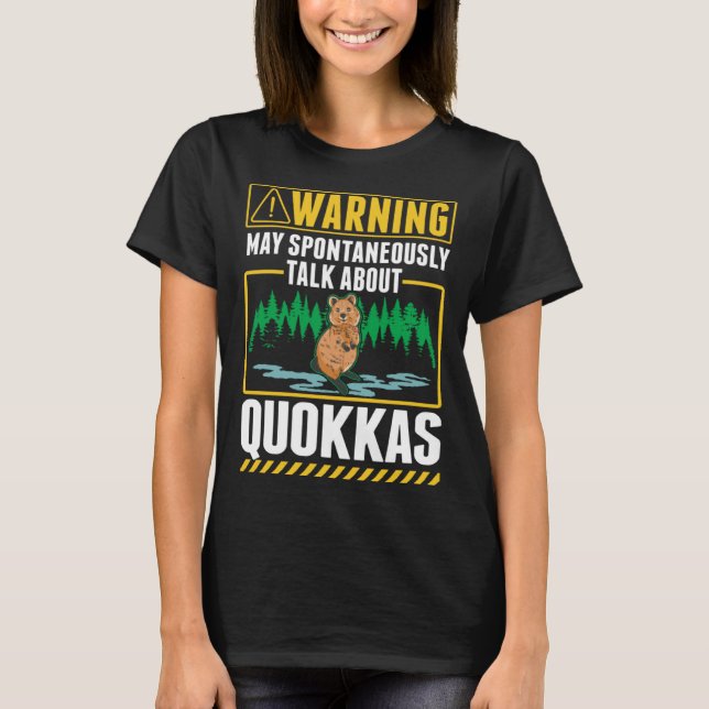 T-shirt Quokka Short tailed Kangaroo  1 (Devant)