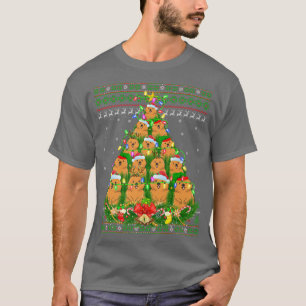 T-shirt Quokka Xmas Éclairage Arbre Père Noël Quokka Vilai