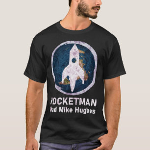 T-shirt " ; Mad" ; Mike Hughes-terre plate