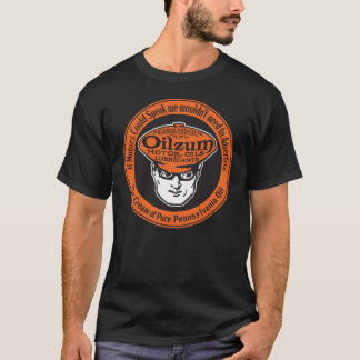 T-shirt &quot ; Oilzum&quot ; - Signal d'huile à moteur Vi