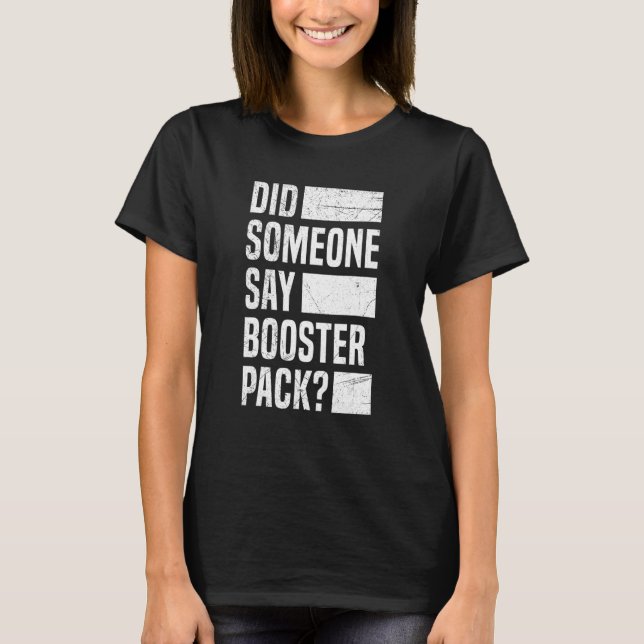 T-shirt Quota de carte embarquée (Devant)