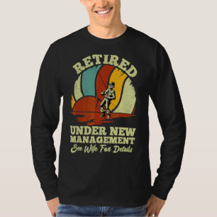 T-shirt Quote de retraite pour hommes Pêche Retrait rétroa