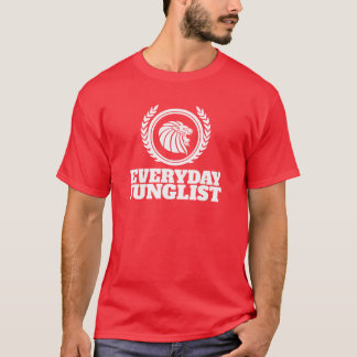 T-shirt quotidien de Junglist - tambour de DNB et