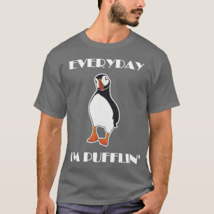 T-shirt Quotidien je suis oiseau de macareux de Pufflin