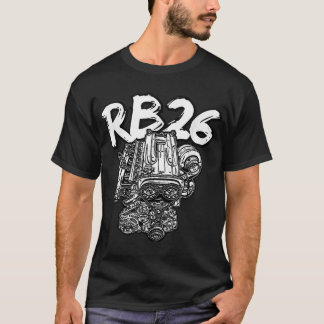 T-shirt R33, jdm voitures motorsport Jdm, R34, rb26 moteur
