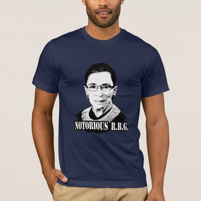 T-shirt R.B.G. notoires - Ruth Bader Ginsburg (Devant)