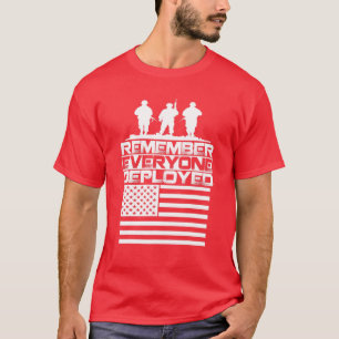 T-shirt R.E.D. Soldats - RED Friday Se souvenir de tout le