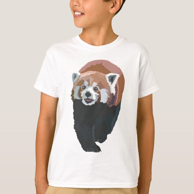 T-shirt R est pour Red Panda (Devant)