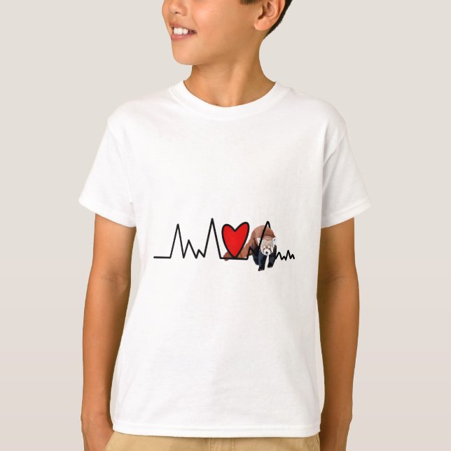 T-shirt R est pour Red Panda (Devant)