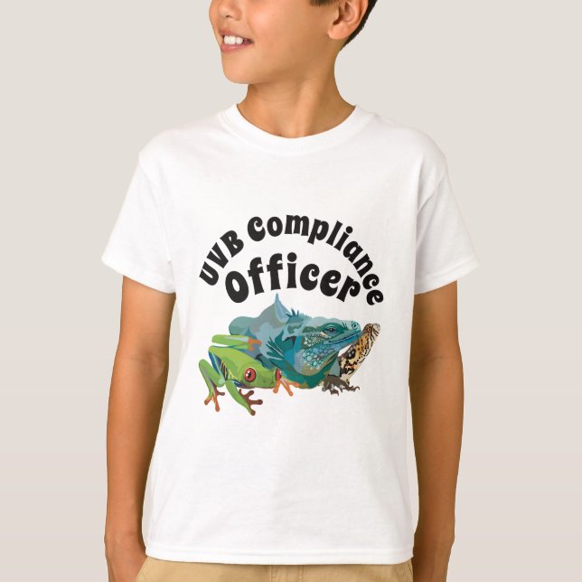 T-shirt R est pour Reptile (Devant)
