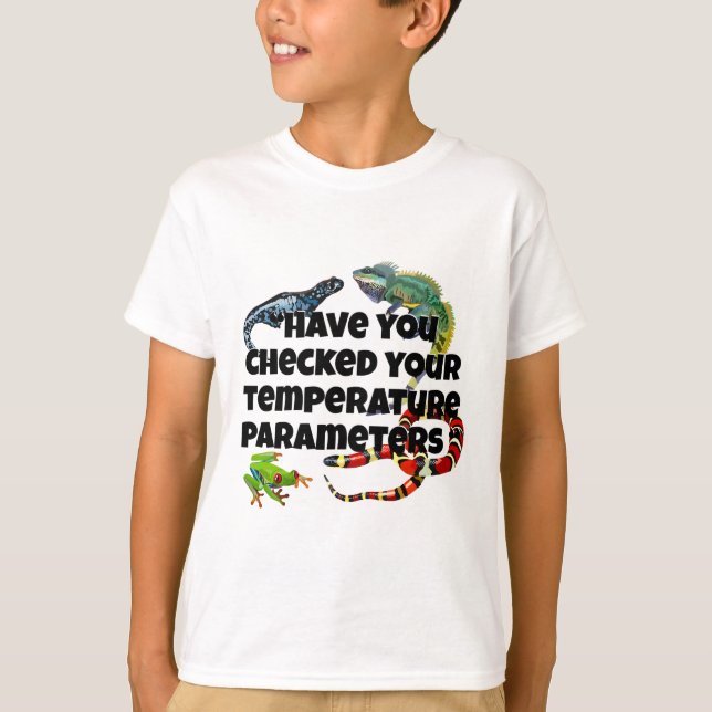 T-shirt R est pour Reptile (Devant)