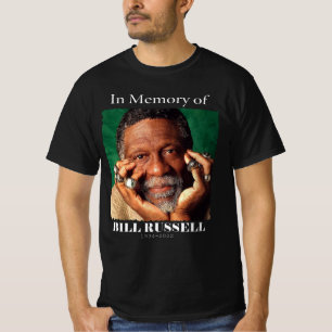 T-shirt R.I.P. Bill Russell Basketball