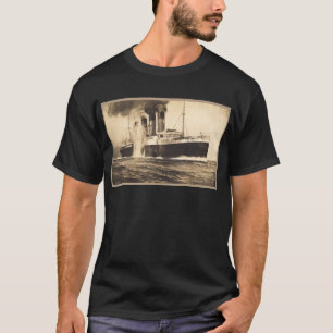 T-shirt R.M.S. Lusitania frappé par des torpilles outre de