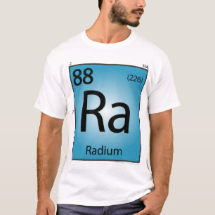 T-shirt (Ra) d'élément de radium - avant seuleme
