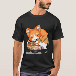 T-shirt Ra Noodles Fox Kawaii Anime japonais