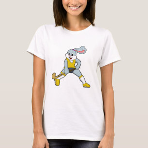 T-shirt Rabat au hockey avec chauve-souris de hockey