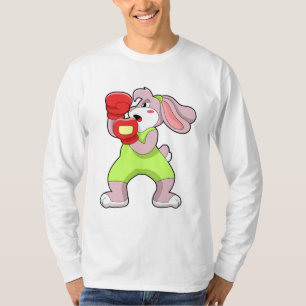 T-shirt Rabbit à la boxe avec gants de boxe