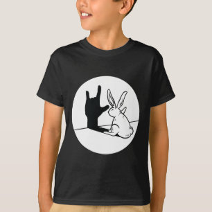 T-shirt Rabbit Asl Gésture main Sourde Acteurs de perte d'