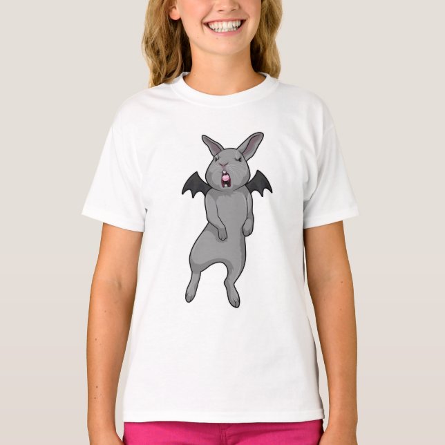 T-shirt Rabbit avec aile chauve-souris (Devant)