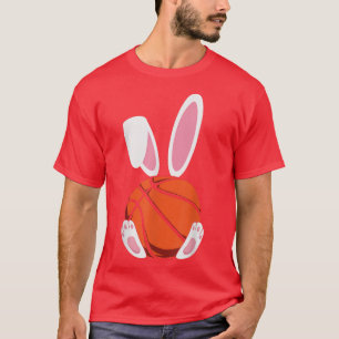 T-shirt Rabbit Boys Ados Pâques basket-ball Oeufs lapin En