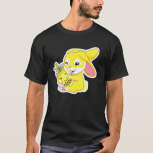 T-shirt Rabbit Bunny Bae Buble Boba Tea Chinois Pâques De