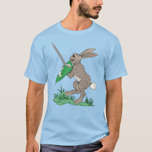 T-shirt Rabbit de guerrier médiéval
