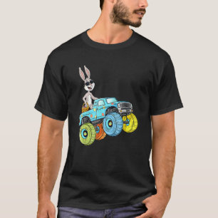 T-shirt Rabbit de Pâques équitation Monster Camion Garçons