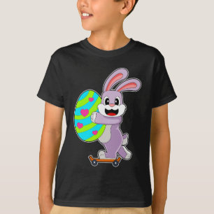 T-shirt Rabbit Easter Easter Skateboard
