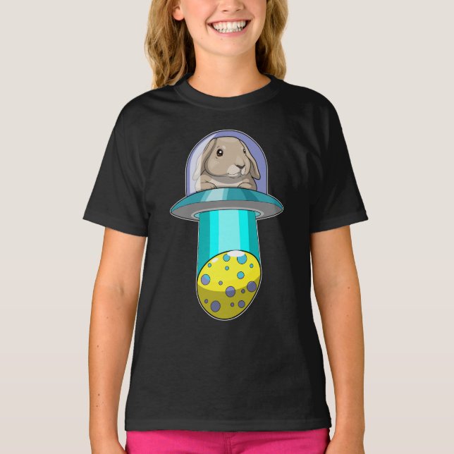 T-shirt Rabbit Easter Eegg Spatiale (Devant)