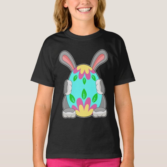 T-shirt Rabbit Easter oeuf Hideout (Devant)