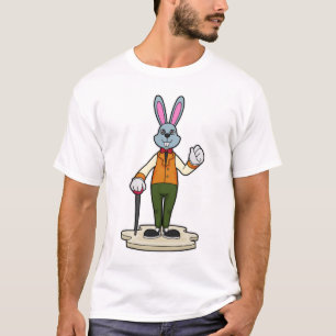 T-shirt Rabbit en Gentleman avec canne