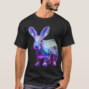 T-shirt Rabbit géométrique arc-en-ciel