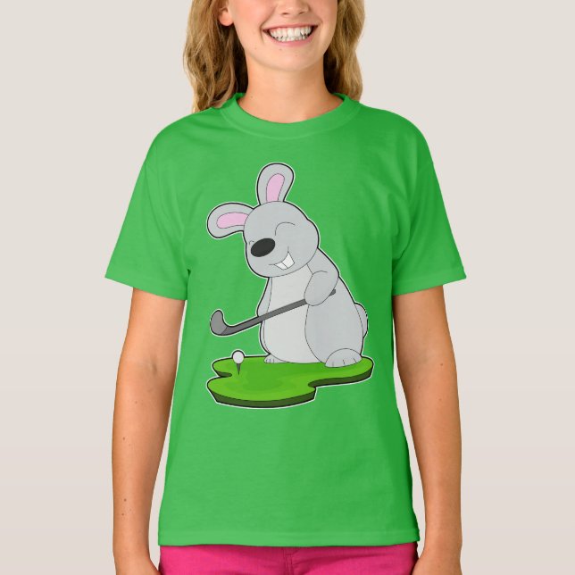 T-shirt Rabbit Golf Golf clubs (Devant)