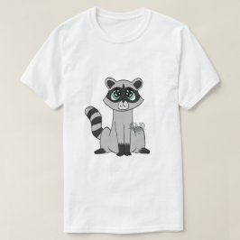 T-shirt Raccoon de dessin