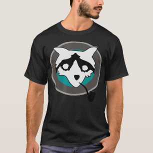 T-shirt Raccoon drôle avec tuyau Benji Dunn Geek Nerd Grap
