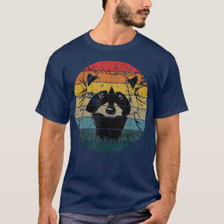 T-shirt Raccoon Gift for Women and Kids Mapache raton lave