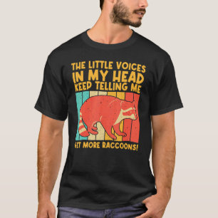 T-shirt Raccoon Hommes Femmes Enfants Raccoon