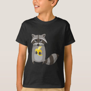 T-shirt Raccoon Manger Banane Fruit A L'air mignon