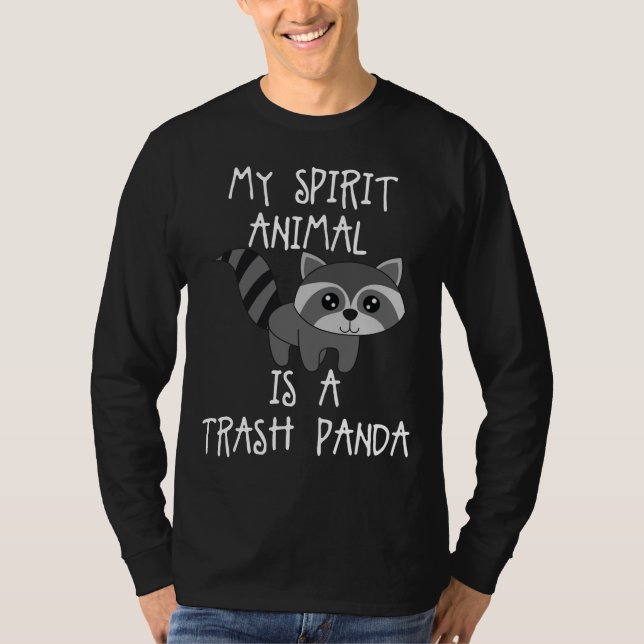 T-shirt Raccoon Panda Raton farci Animal Raccoon Plush R (Devant)